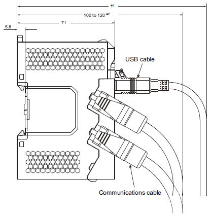 NX-EIC202 외형 치수 2 